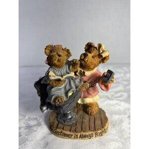 Boyds Bears Resin Figurine "The Customer Is Always Right... Sometimes"N